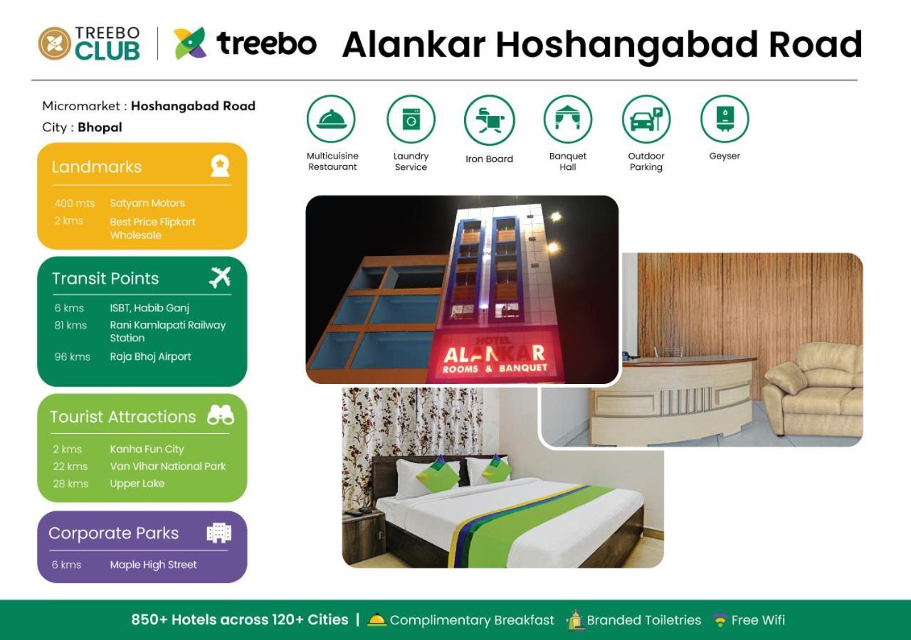 Treebo Alankar Hoshangabad Road Bhopal Zewnętrze zdjęcie